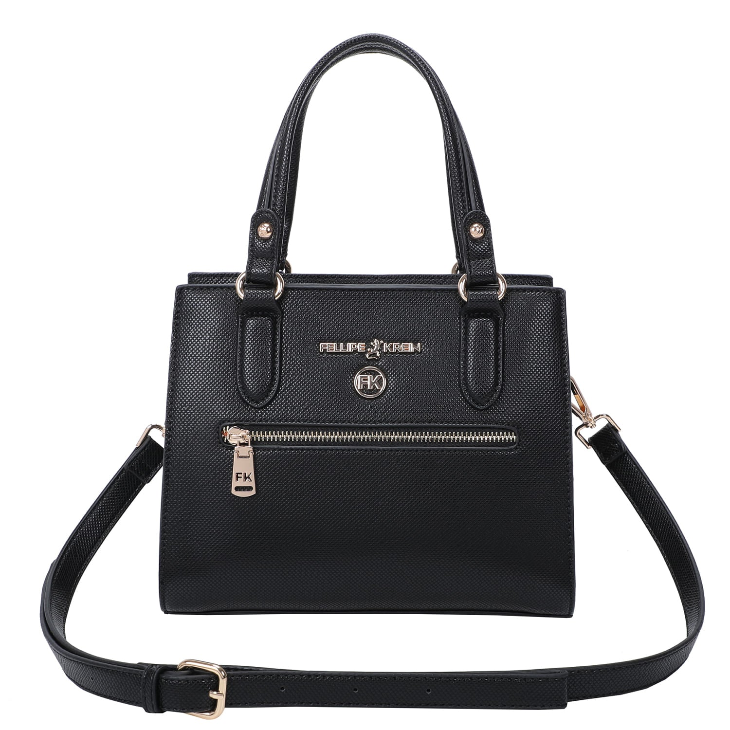 Bolsa de Mão FK537 - Safiano Preta – Fellipe Krein