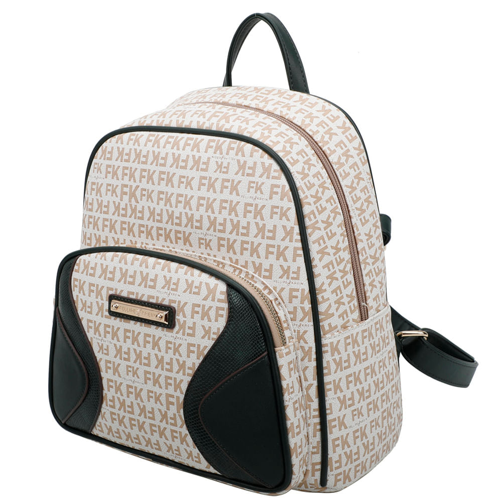 Mochila Feminina FK193 - Monograma FK Verde – Fellipe Krein
