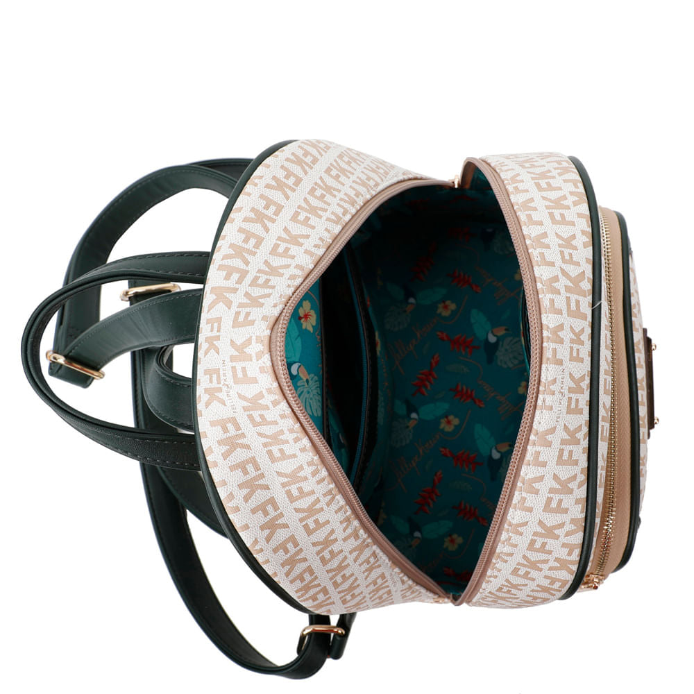 Mochila Feminina FK193 - Monograma FK Verde – Fellipe Krein