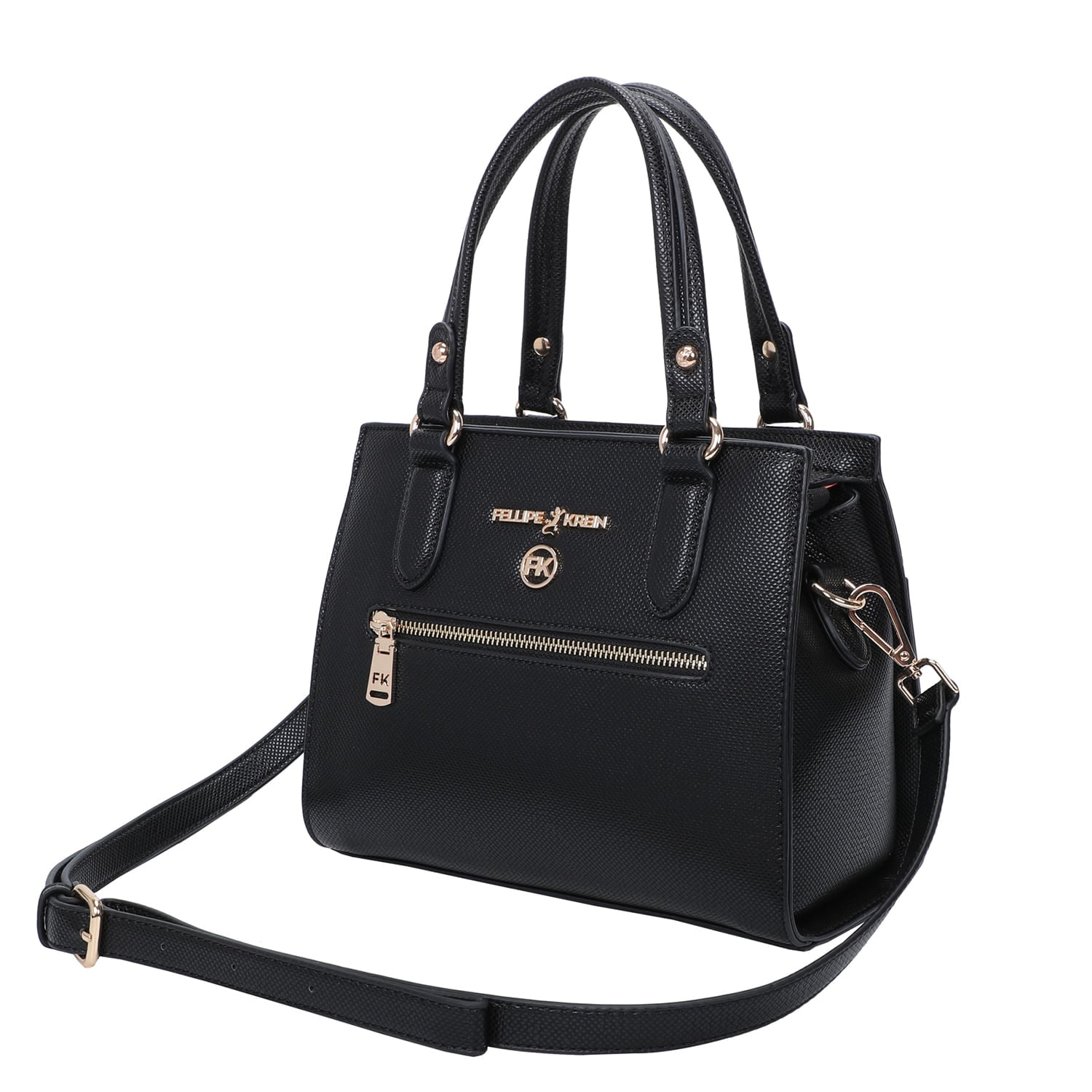 Bolsa de Mão FK537 - Safiano Preta – Fellipe Krein